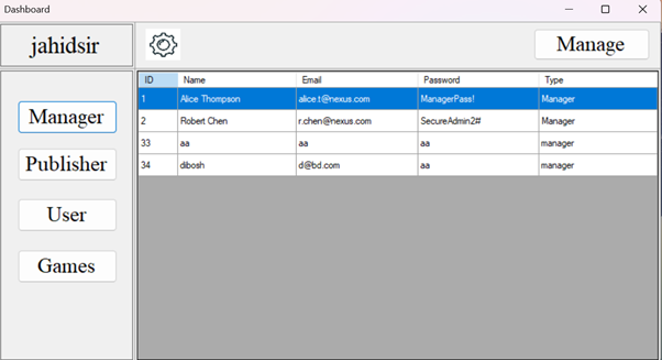 Admin Dashboard