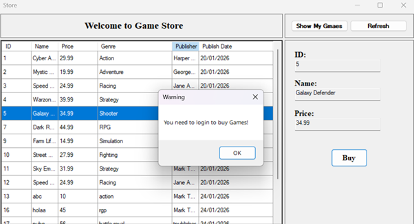 Guest/User Login