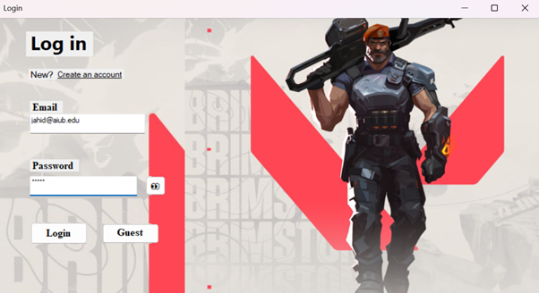 Login Screen